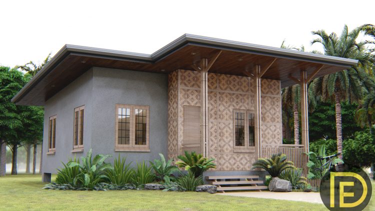 72 SQ.M. One-Storey House Design With 2Bedroom