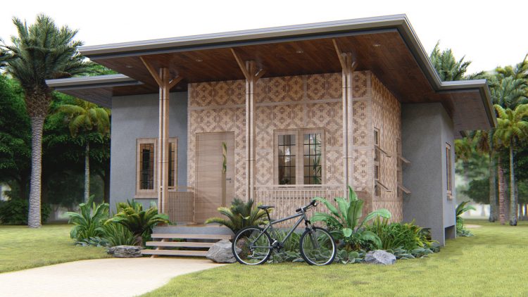 72 SQ.M. One-Storey House Design With 2Bedroom