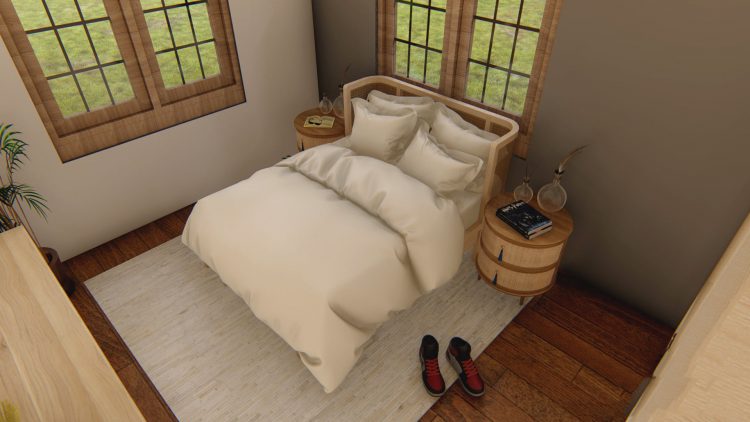 72 SQ.M. One-Storey House Design With 2Bedroom
