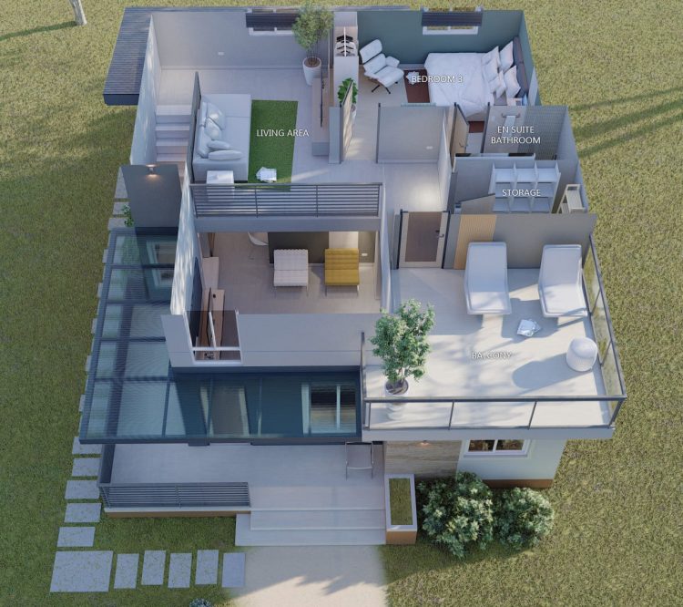 166 SQ.M. Small House Design Plans 8.50m x 10.00m With 3 Bedroom