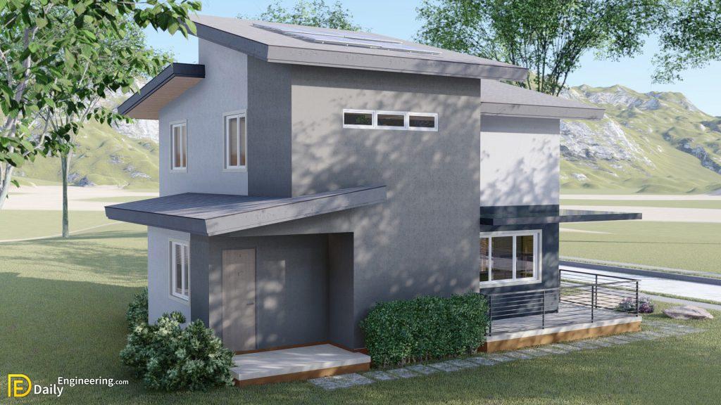 166 SQ.M. Small House Design Plans 8.50m x 10.00m With 3 Bedroom ...