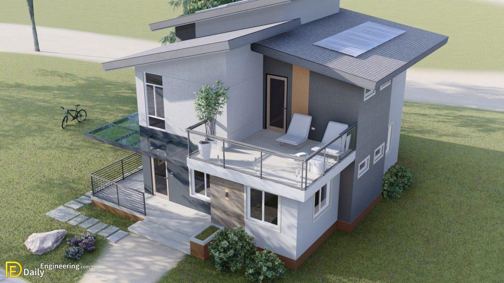 166 Sq.m. Small House Design Plans 8.50m X 10.00m With 3 Bedroom 