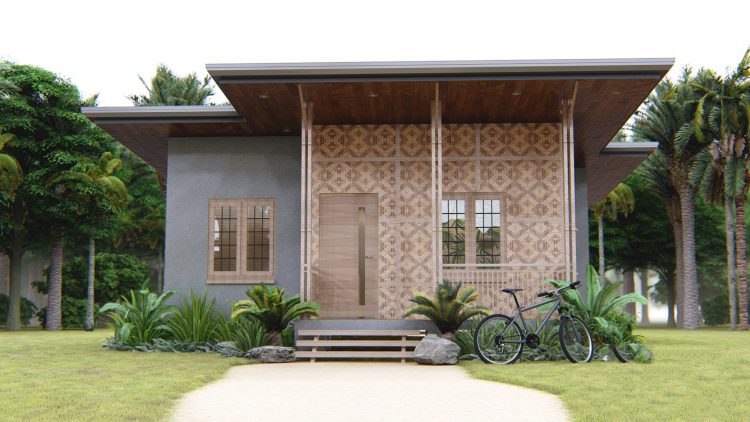 72 SQ.M. One-Storey House Design With 2Bedroom