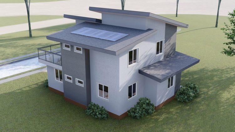 166 SQ.M. Small House Design Plans 8.50m x 10.00m With 3 Bedroom