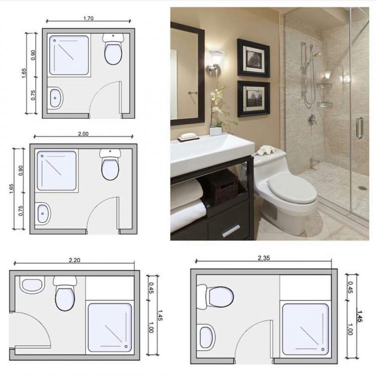 Standard Bathroom Layouts Dimensions And Drawings