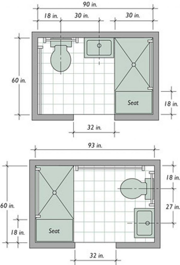 Standard Bathroom Layouts Dimensions And Drawings
