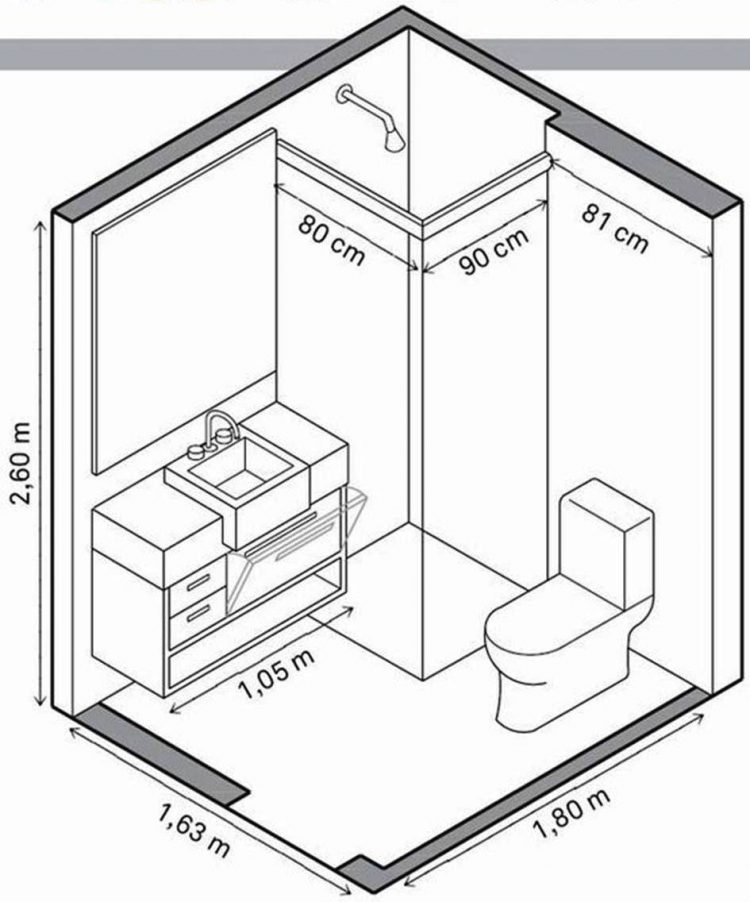 Standard Bathroom Layouts Dimensions And Drawings