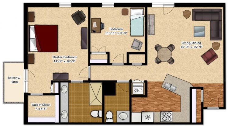 Standard Room Sizes For Plan Development