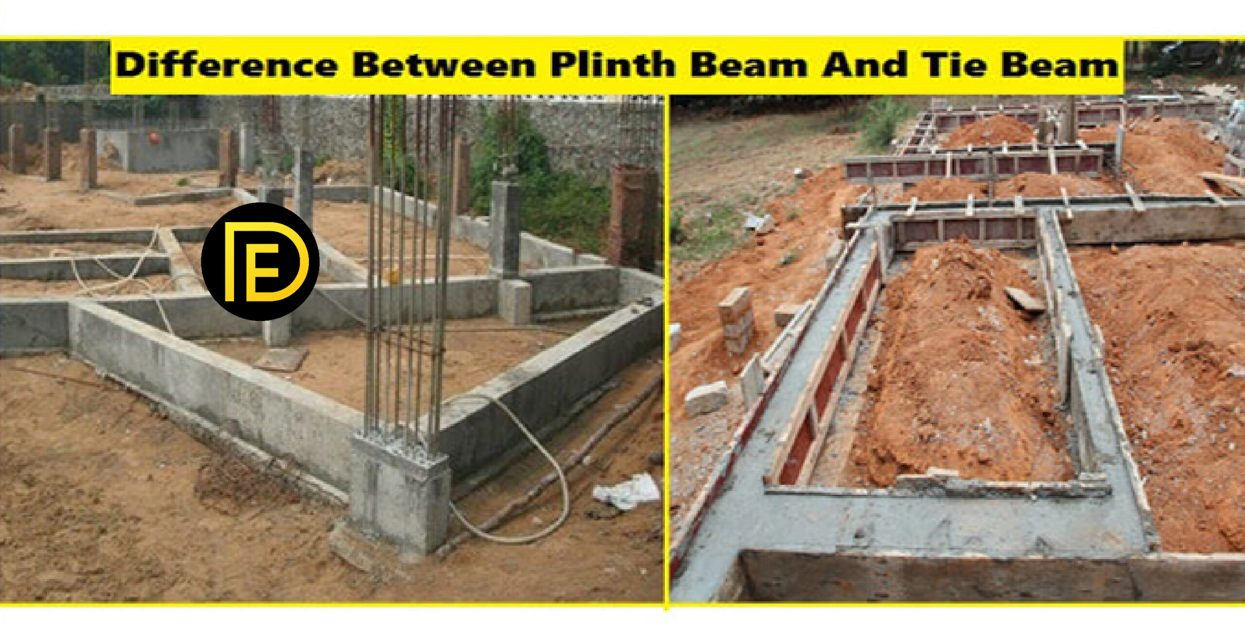 what is a difference between a tie beam a plinth beam daily