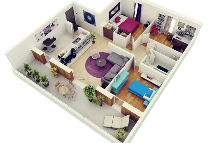 Top Amazing 3D Floor Plans