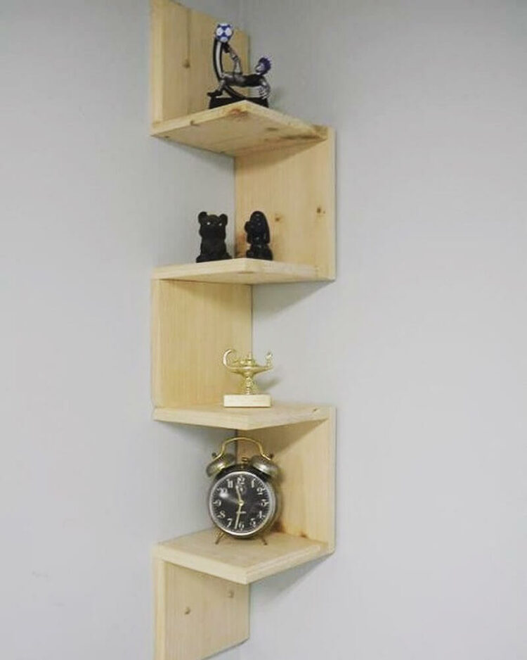 35 Smart Corner Shelf Design Ideas That Will Change Your Room Style