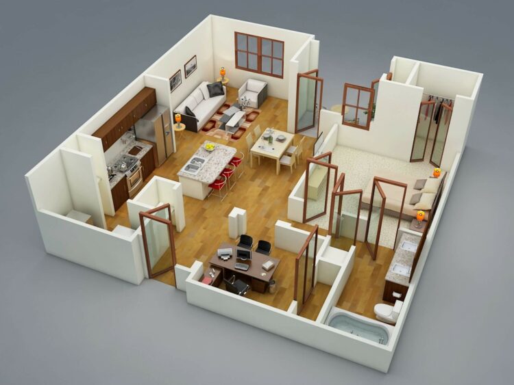 Top Amazing 3D Floor Plans
