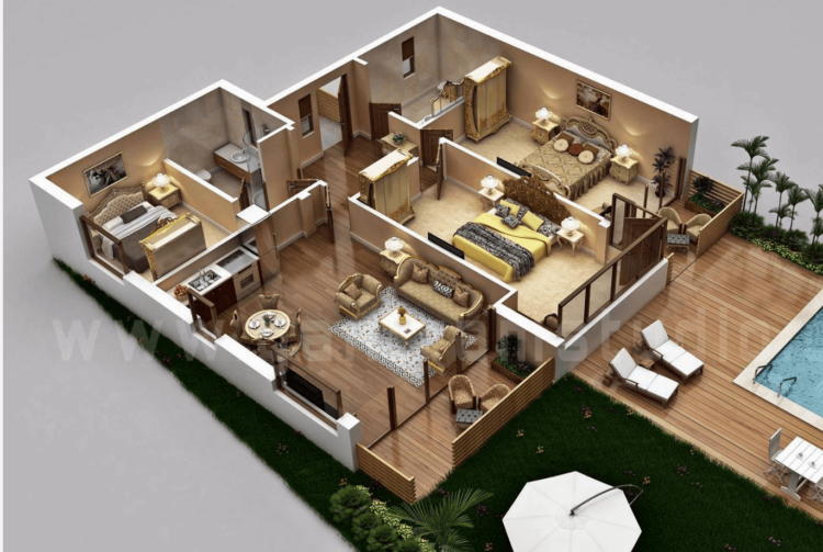 Top Amazing 3D Floor Plans