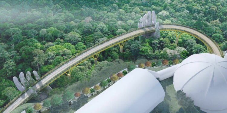 This Incredible Vietnam Bridge Looks like It’s from ‘Lord Of The Rings’