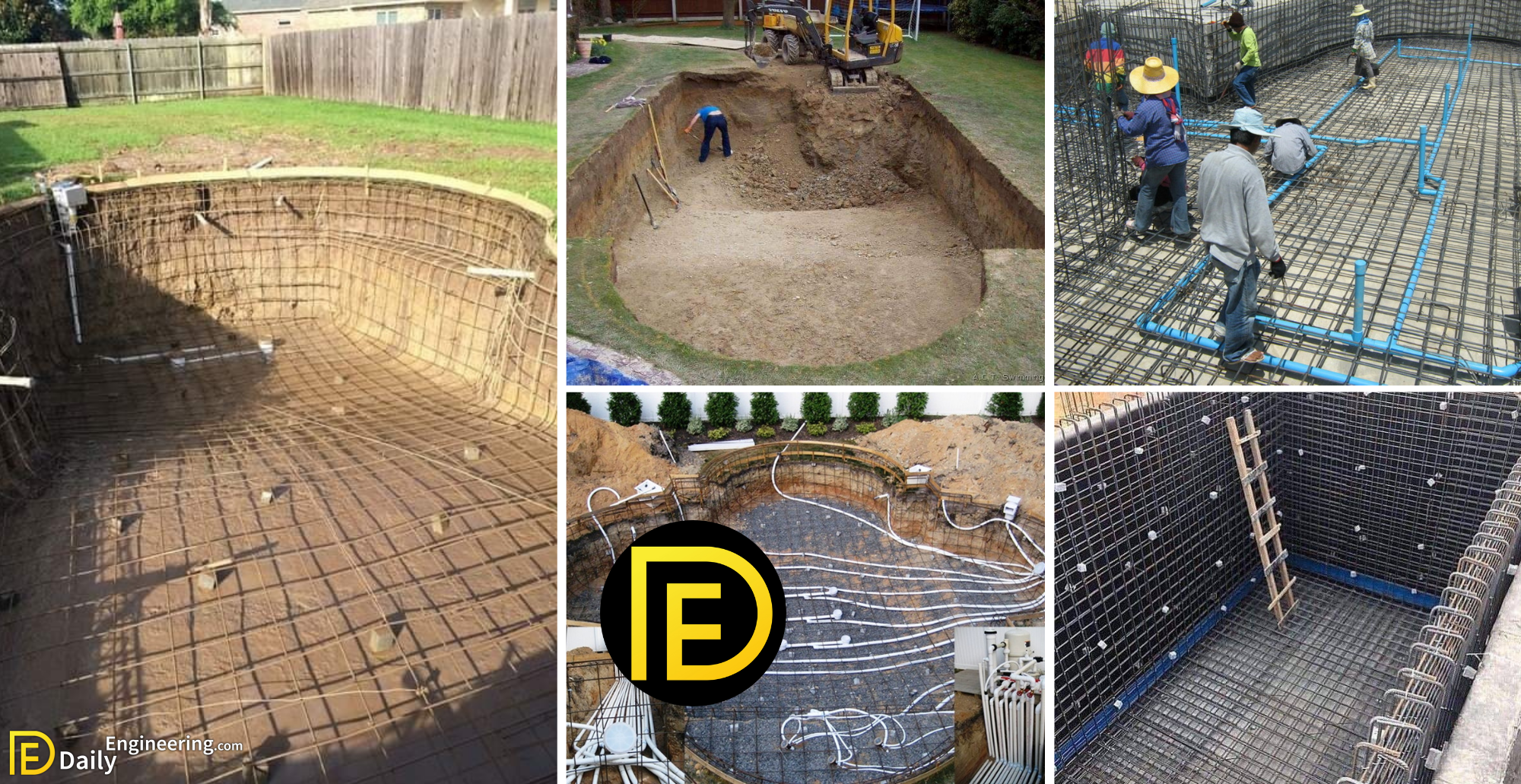 How To Construct RCC Concrete Swimming Pool