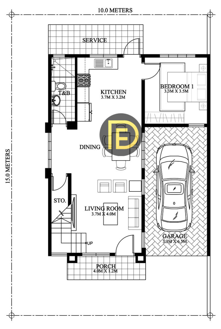 Modern House Plan Dexter