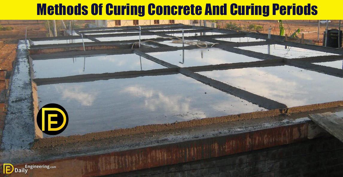Methods Of Curing Concrete And Curing Periods Daily Engineering