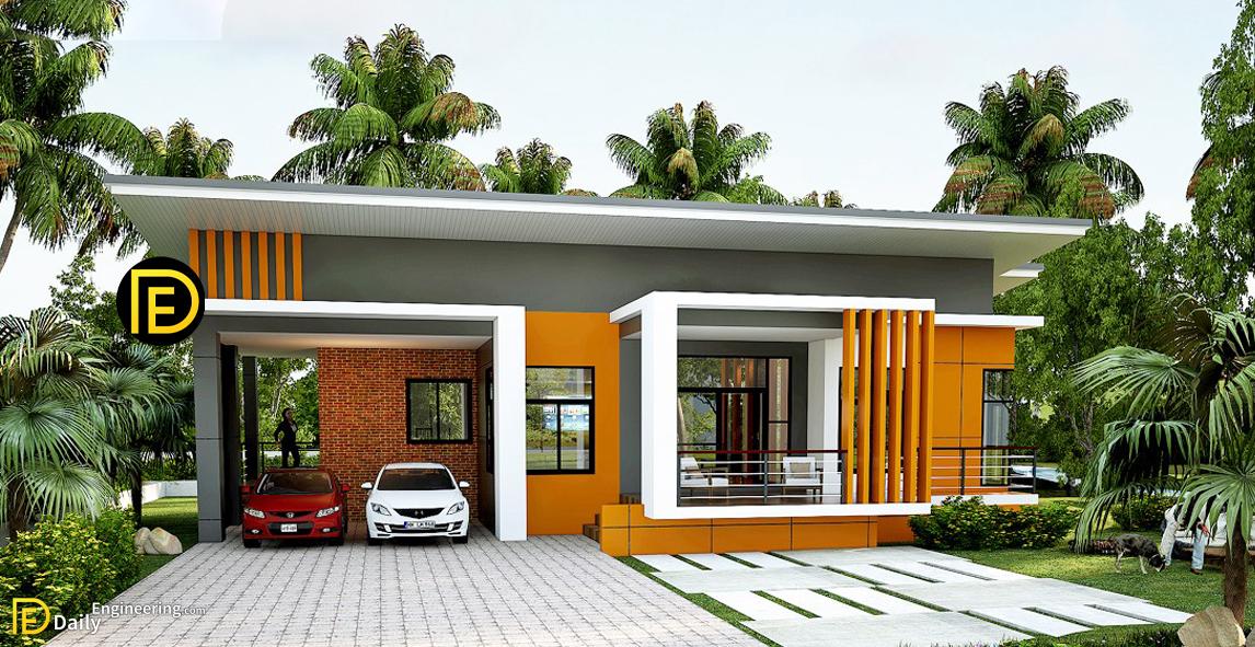 Modern Single Storey House With Plan - Daily Engineering