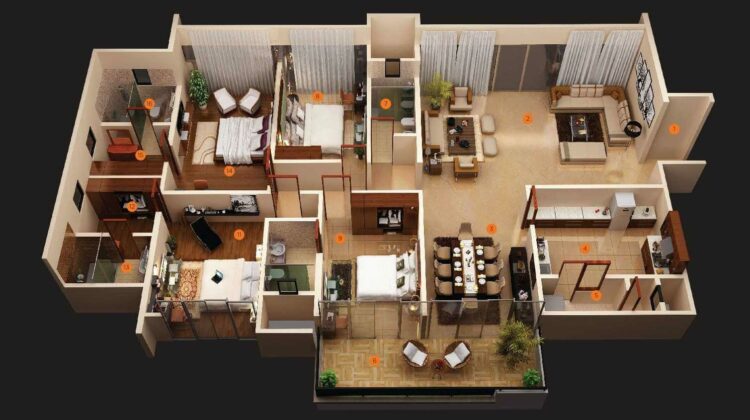 Top Amazing 3D Floor Plans