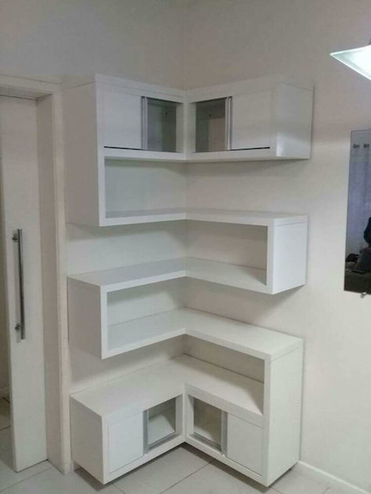 35 Smart Corner Shelf Design Ideas That Will Change Your Room Style