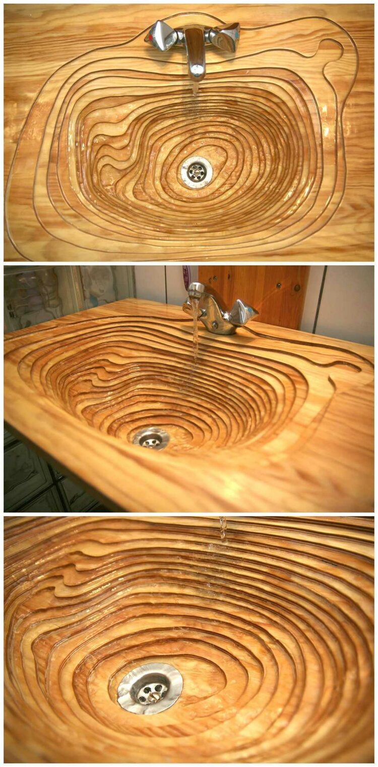 30 Incredible Wooden Sink Design Ideas For Your Home