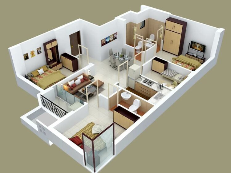 Top Amazing 3D Floor Plans