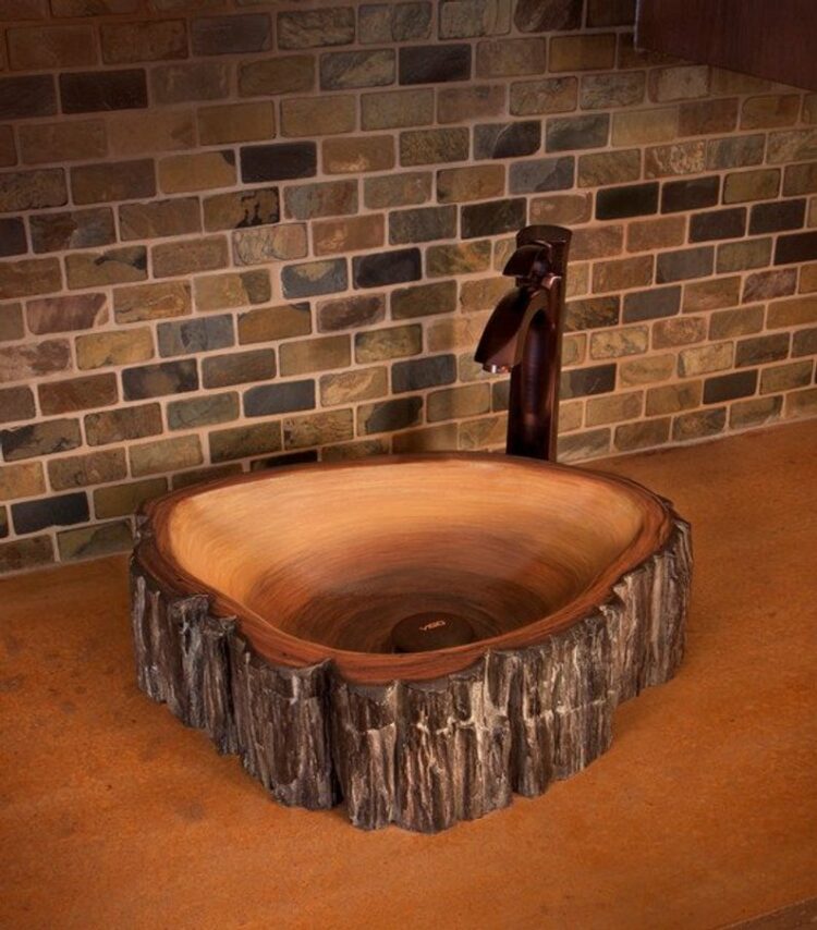 30 Incredible Wooden Sink Design Ideas For Your Home