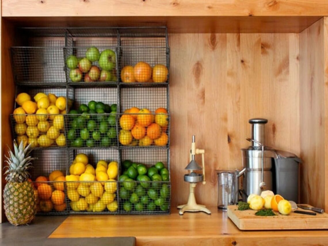 Smart Organizing Ideas For Your Kitchen You Need To Explore Daily   Kitchen Fruit Stand Fruit Kitchen Storage Idea 51782efb7832329e 1140x855 