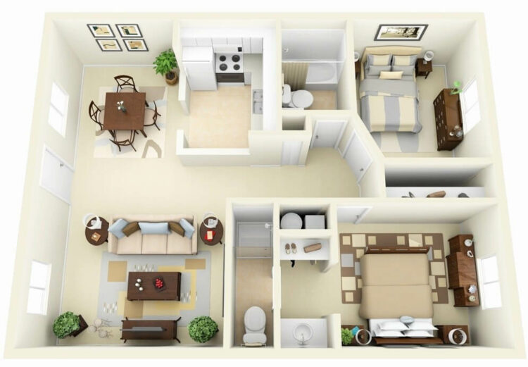 Top Amazing 3D Floor Plans