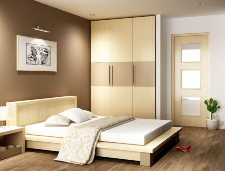 Cool Bedroom Wardrobe Cabinets With Wooden Finishes