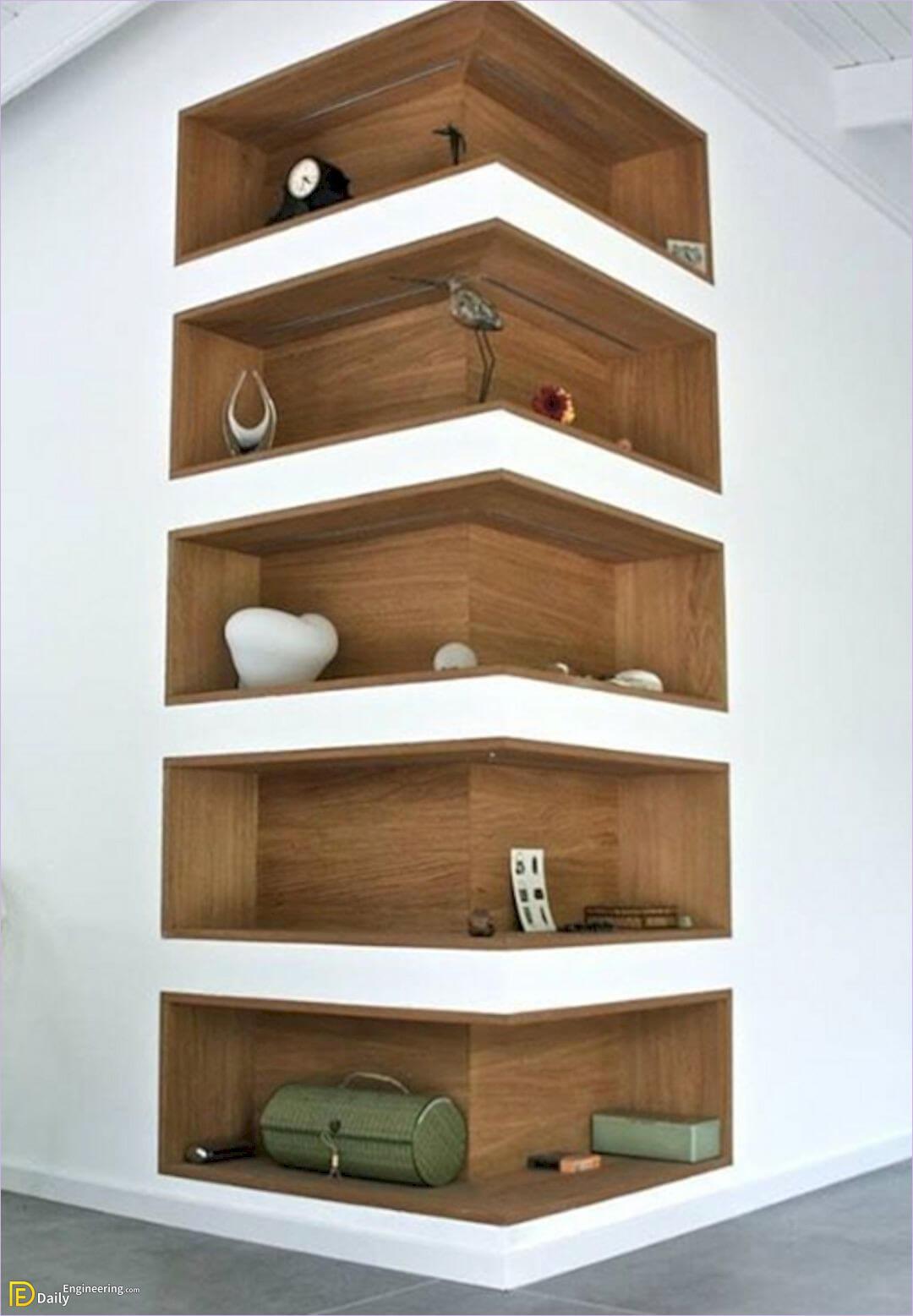 35 Smart Corner Shelf Design Ideas That, Corner Shelving Ideas For Living Room
