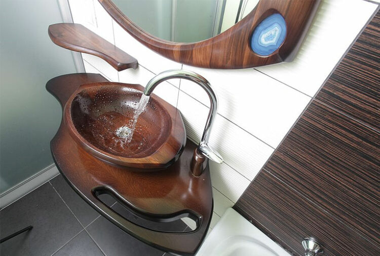 30 Incredible Wooden Sink Design Ideas For Your Home