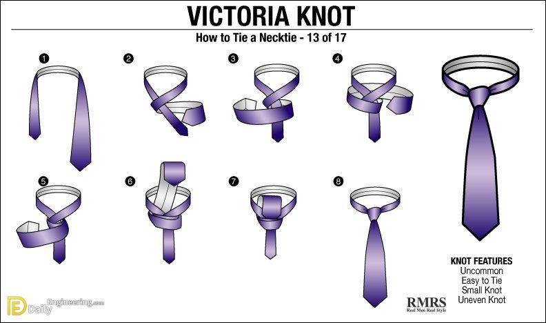 17 Different Stunning Ways To Tie A Tie Knot Step By Step - Daily ...