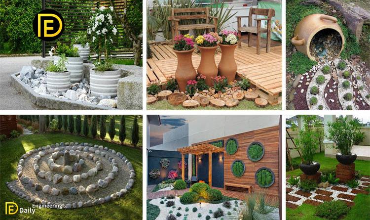 20 Eye Catching DIY Garden Ideas Of Rocks And Pots You Will Like
