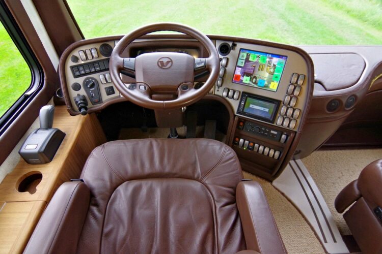 This $1.7 Million Motor Home With Its Own Garage May Look Like An Ordinary Bus From Outside, But Only Until You Step Inside