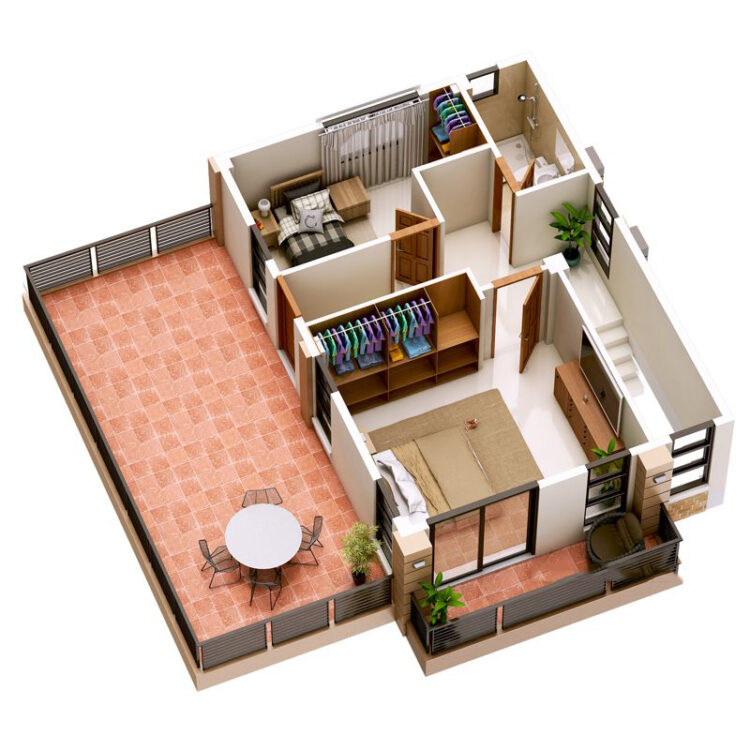 Havana – Two Story House With Spacious Terrace + Plan