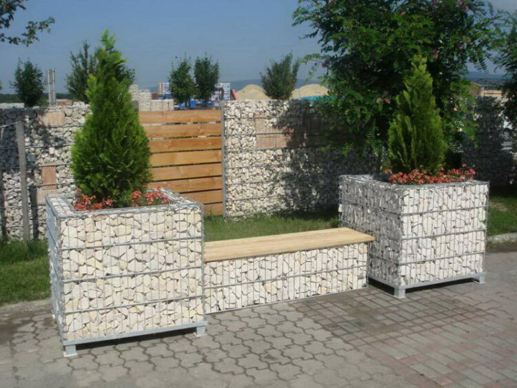 Top 50 Modern Gabion Planter Ideas And Learn How To Build It