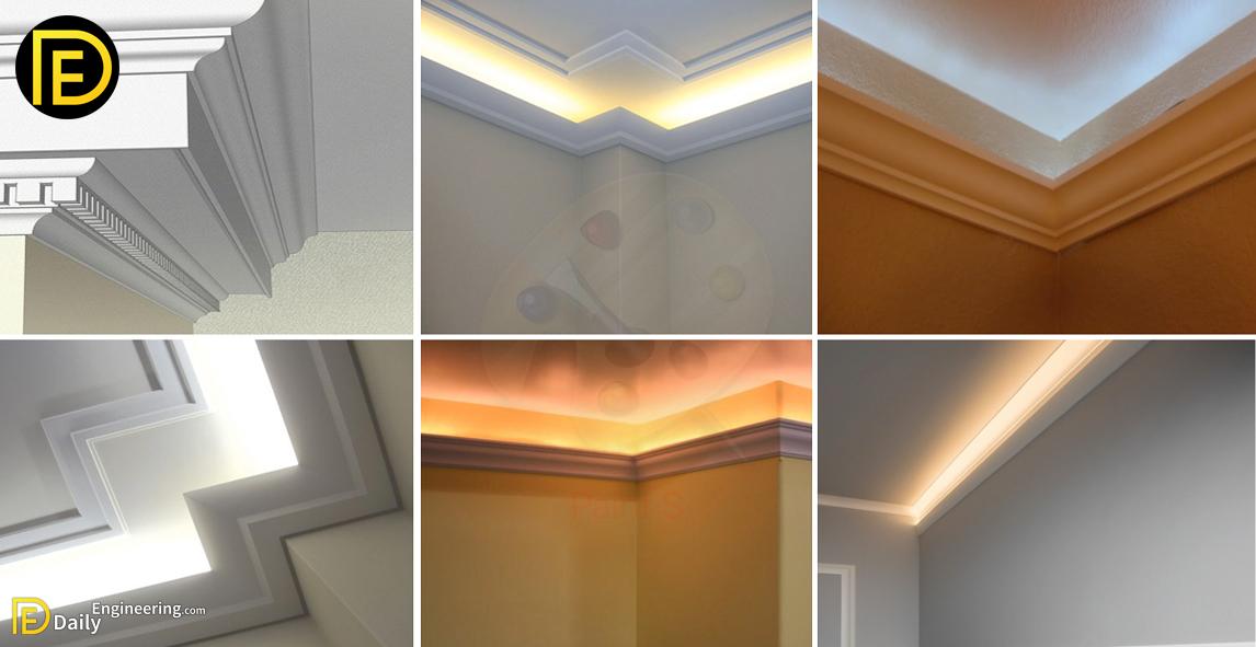 Awesome Ceiling Corner Crown Molding, Ceiling Crown Moulding Ideas