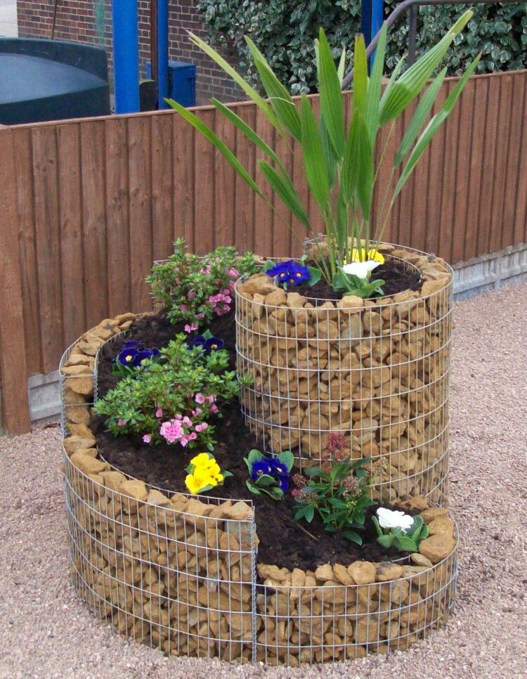 Top 50 Modern Gabion Planter Ideas And Learn How To Build It