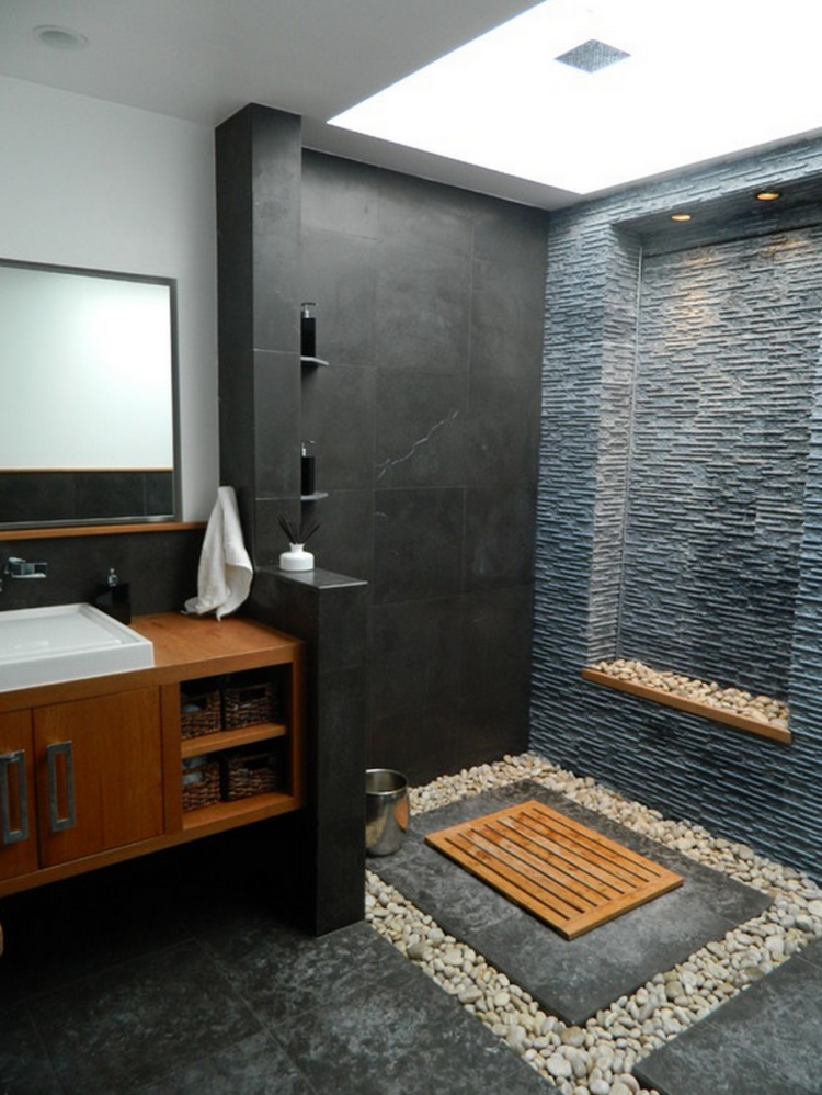 Amazing DIY Adding Glass Flooring With Pebble In Your Home