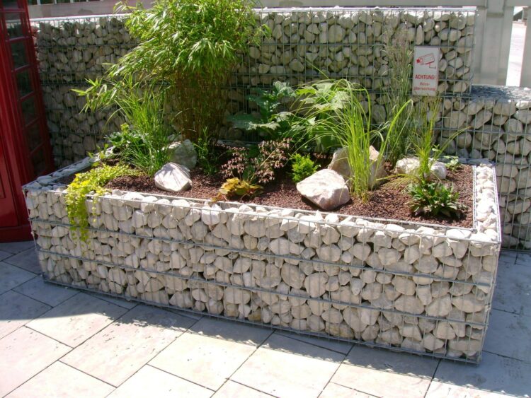 Top 50 Modern Gabion Planter Ideas And Learn How To Build It