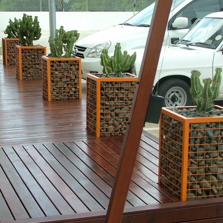 Top 50 Modern Gabion Planter Ideas And Learn How To Build It