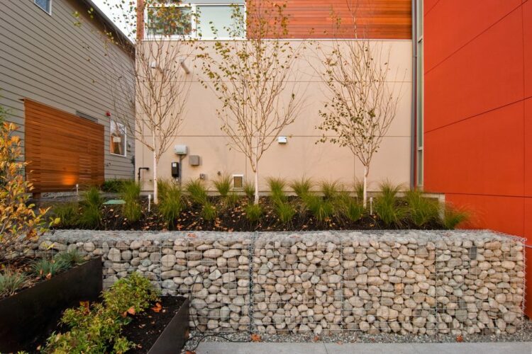 Top 50 Modern Gabion Planter Ideas And Learn How To Build It