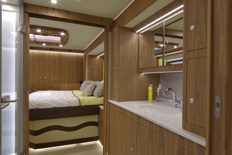 This $1.7 Million Motor Home With Its Own Garage May Look Like An Ordinary Bus From Outside, But Only Until You Step Inside