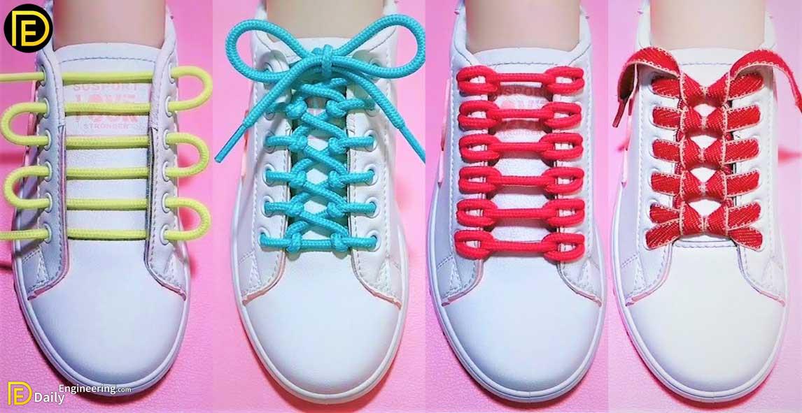 15 Different Cool Ways To Tie Shoelaces - Daily Engineering