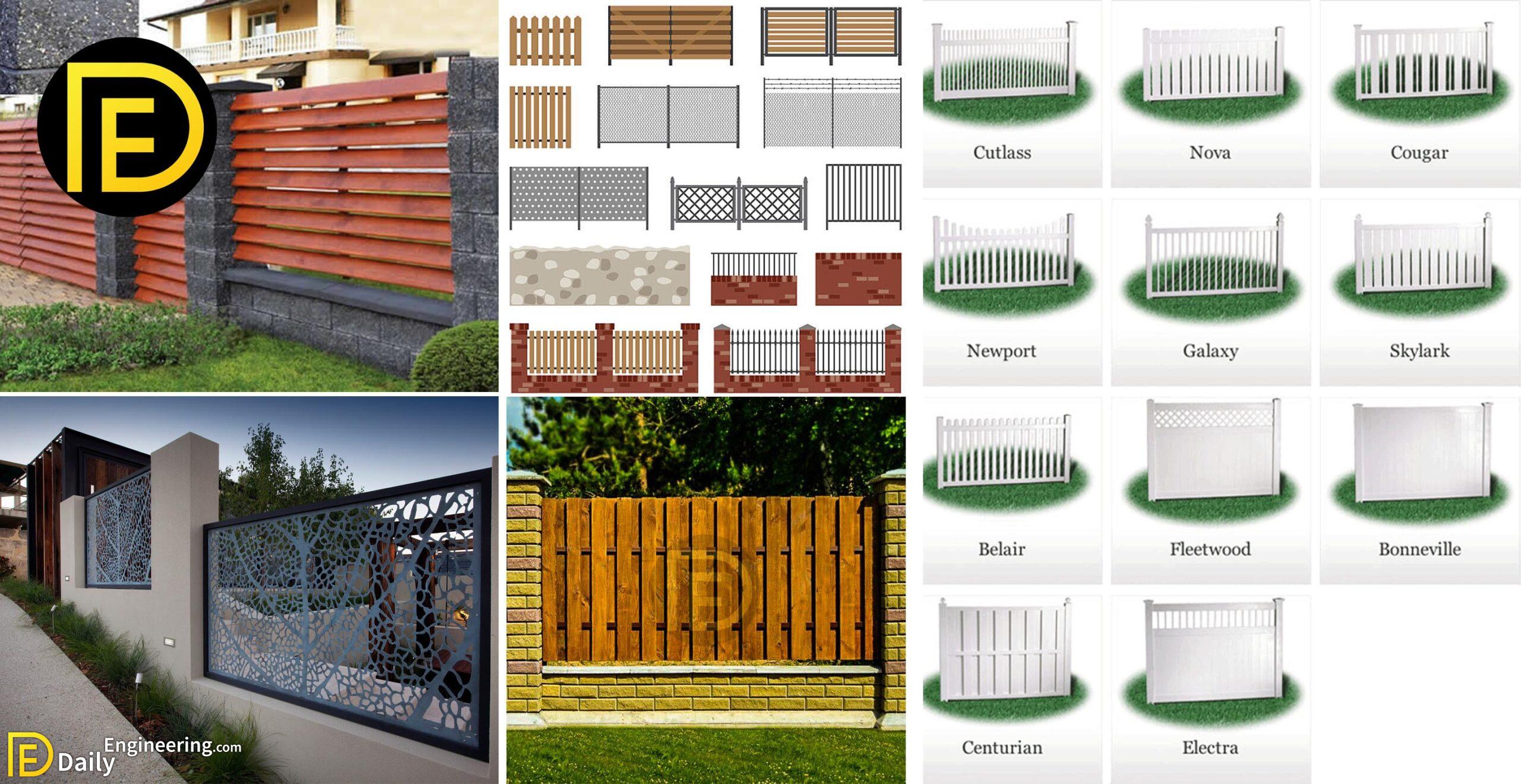 40 Cool Fence Ideas To Give Your Home A Unique Character Daily