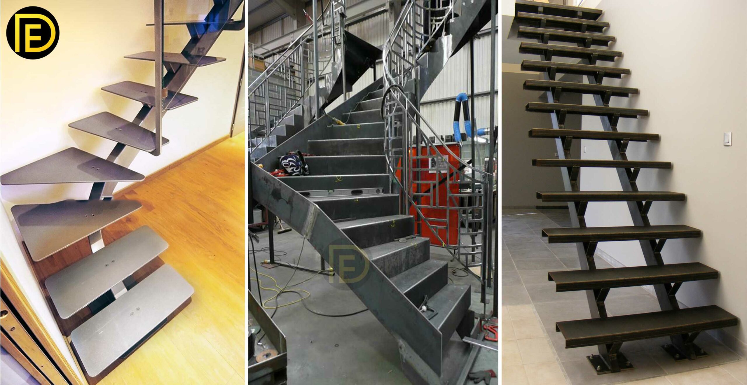 50 Beautiful Iron Stair Construction Ideas