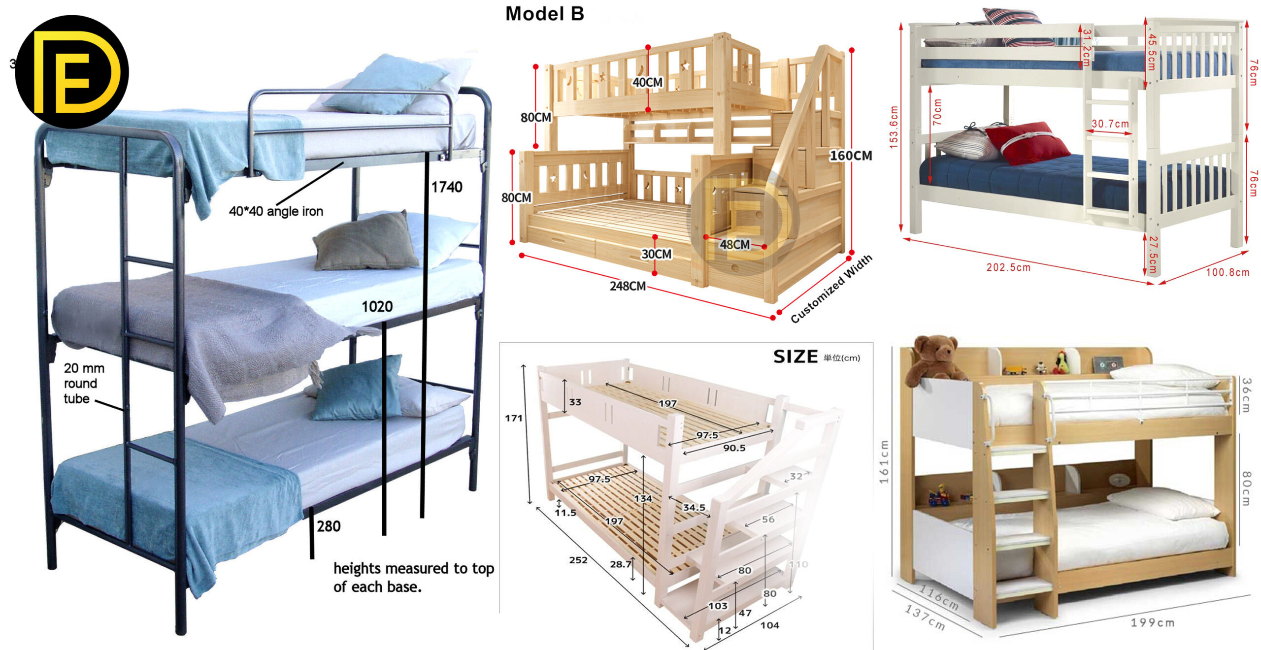 Amazing Bunk Bed Designs With Dimension