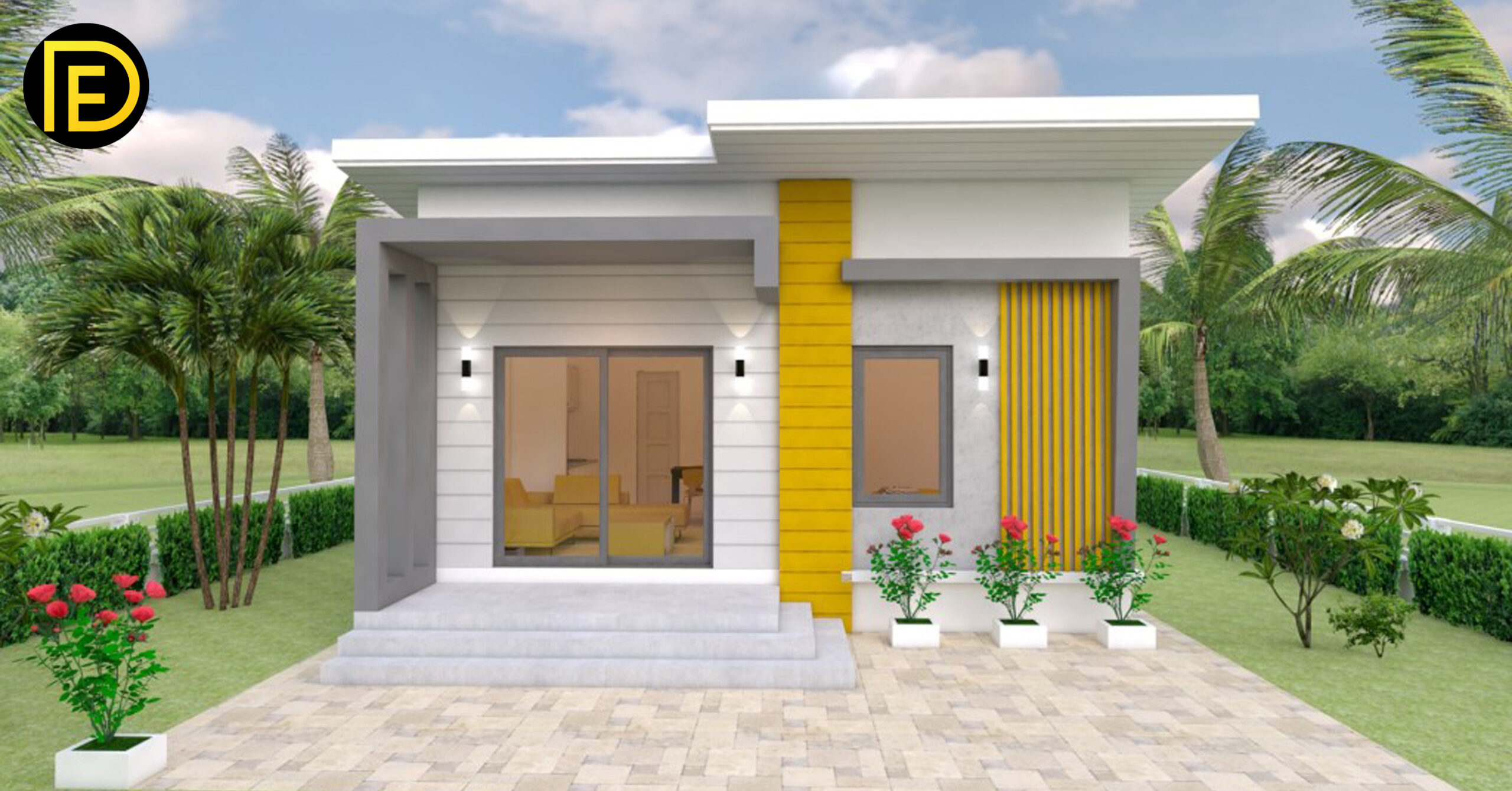 Modern House Design With 2 Bedrooms Full Plans