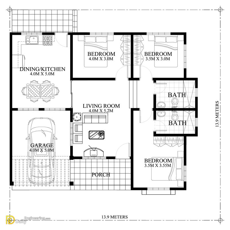 bedroom-house-floor-plan-small-plans-three-get-updates-email-master